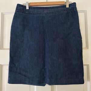 Halogen Denim Skirt